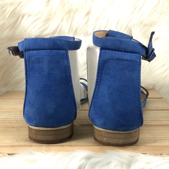 Paprika Chevron Cornflower Blue Sz 41 - Picture 5 of 7